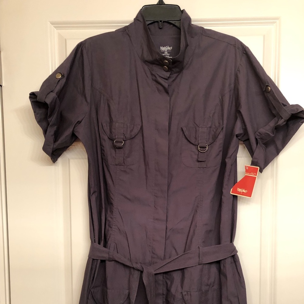 Lightweight charcoal grey jacket.